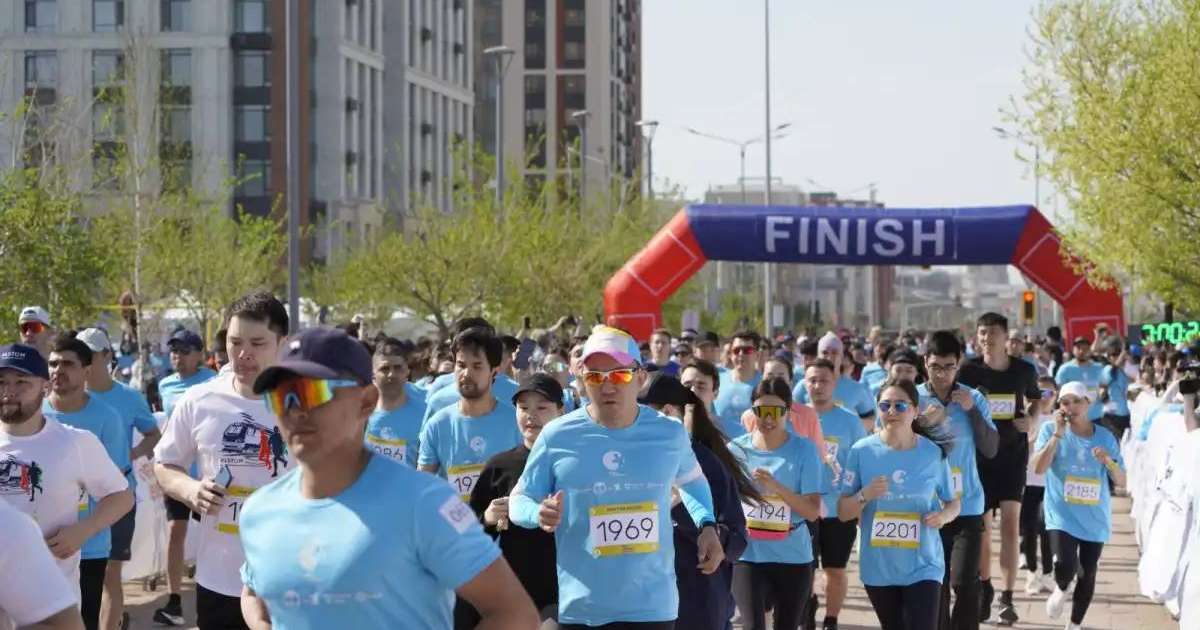 Елордада демалыс күні жаппай жүгіру жарысы өтеді