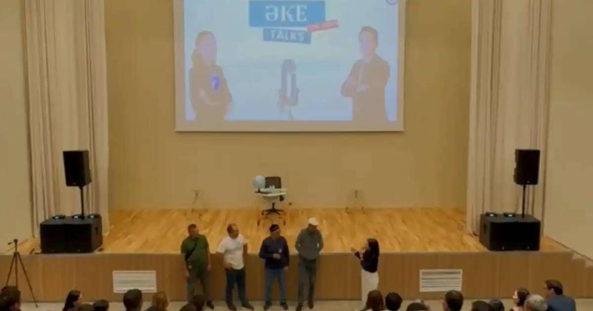 Астанадағы №111 Келешек мектебінде «Әке TALKS» жобасы өтті