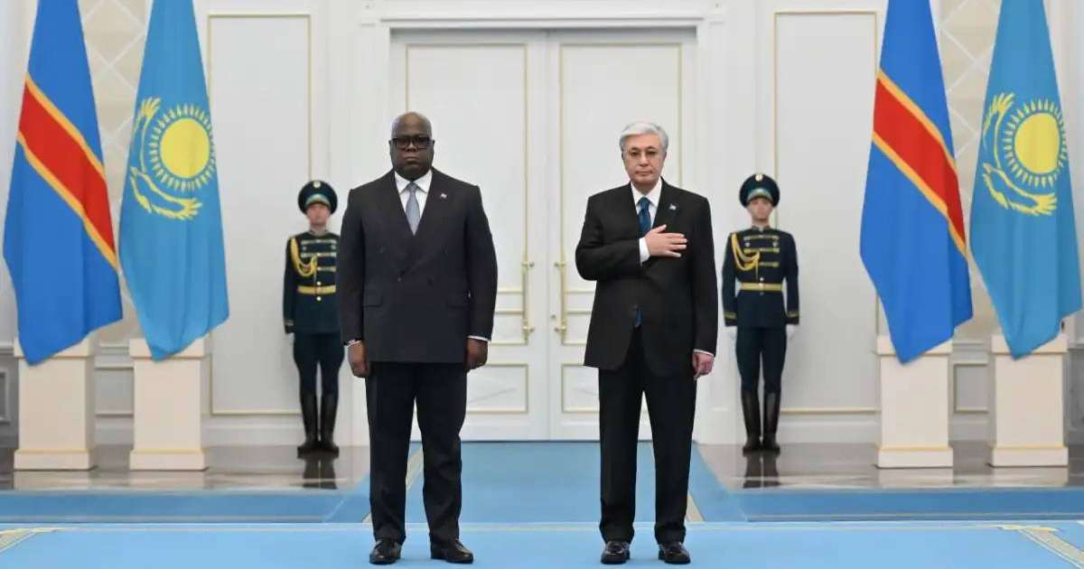 Тоқаев Конго Демократиялық Республикасының Президентін қарсы алды