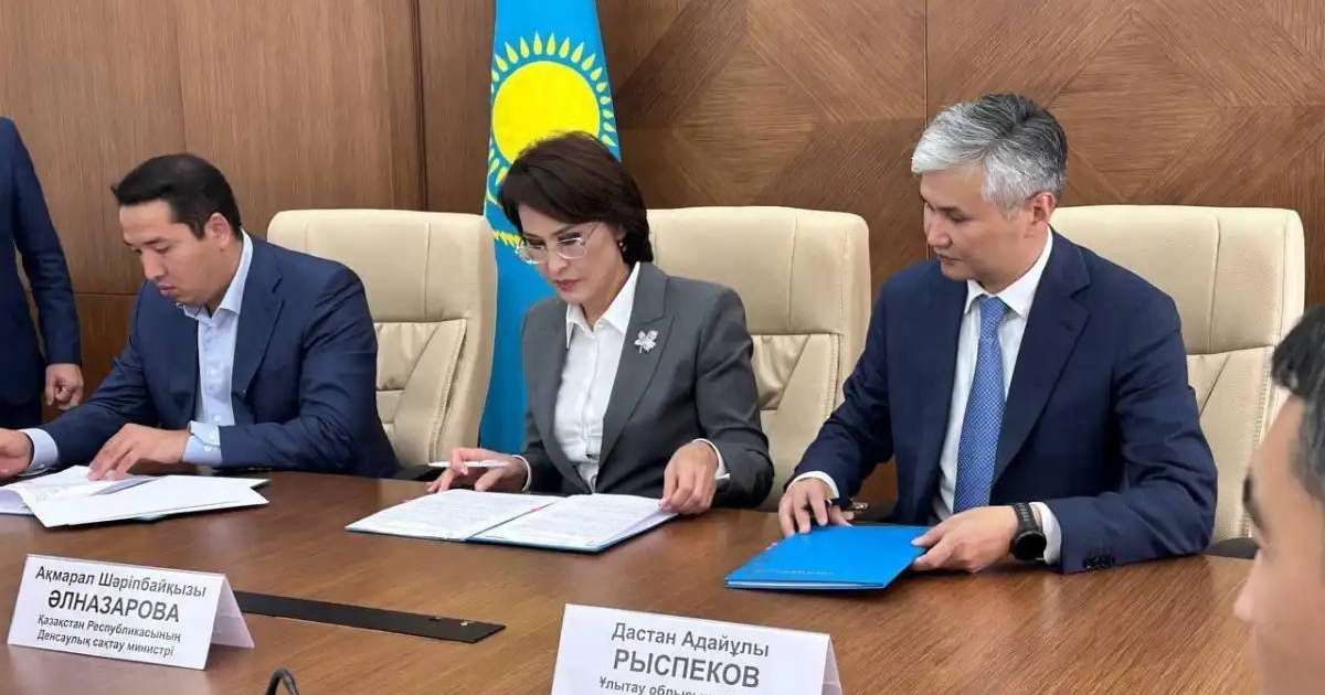 Денсаулық сақтау министрі Ұлытау облысының бірқатар медициналық ұйымдарын аралады