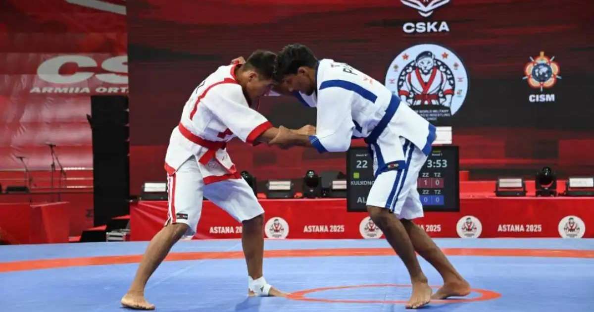 Елордада қазақ күресінен әскери қызметшілер арасындағы әлем чемпионаты басталды