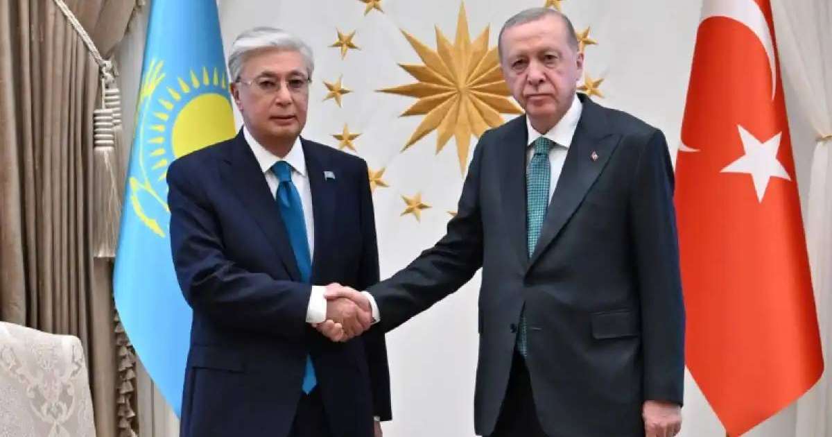 Қасым-Жомарт Тоқаев пен  Режеп Тайип Ердоған келіссөз жүргізді