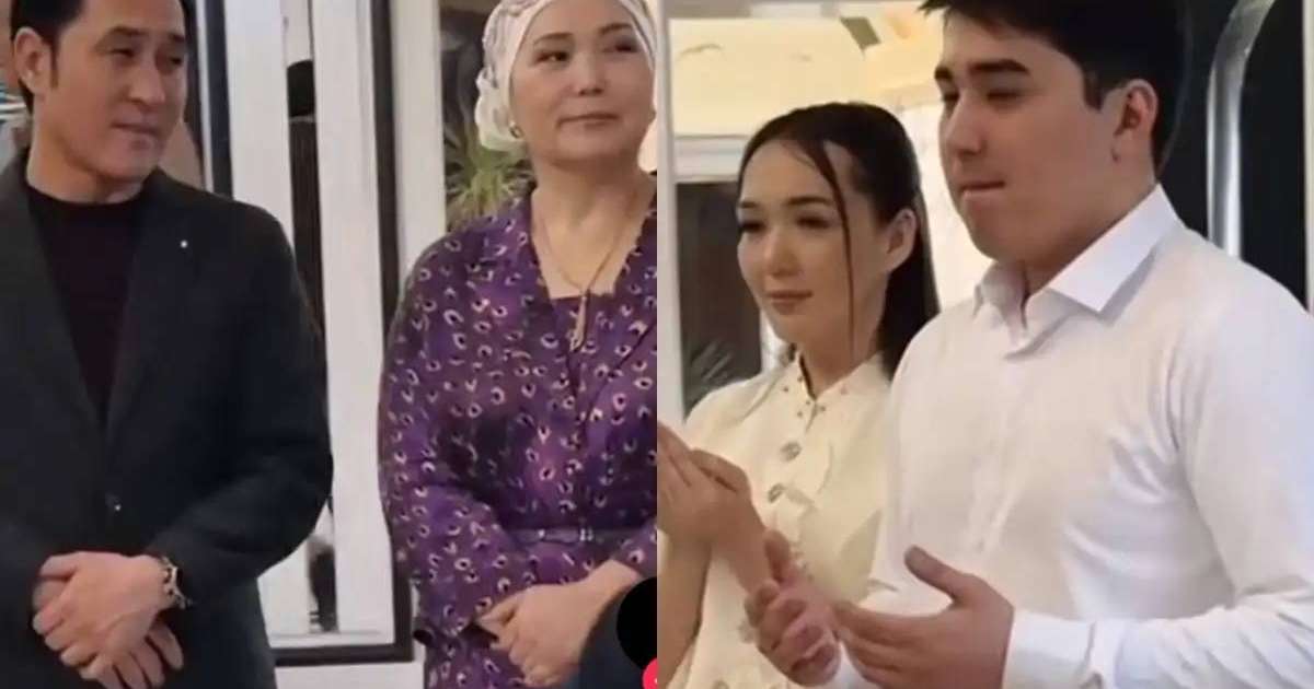 «Енесінен аумай қалған»: Нұржан Төлендиев ұлын үйлендіріп, келін түсірді (ВИДЕО)