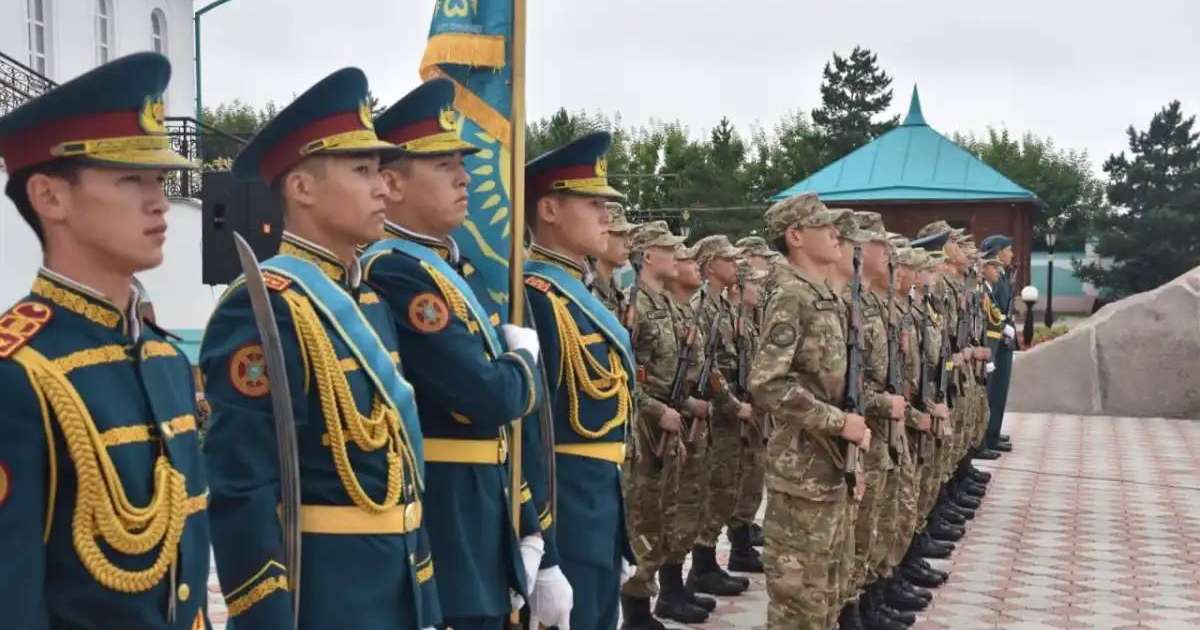 Ұлттық ұлан академиясында 30-дан астам курсант әскери ант берді