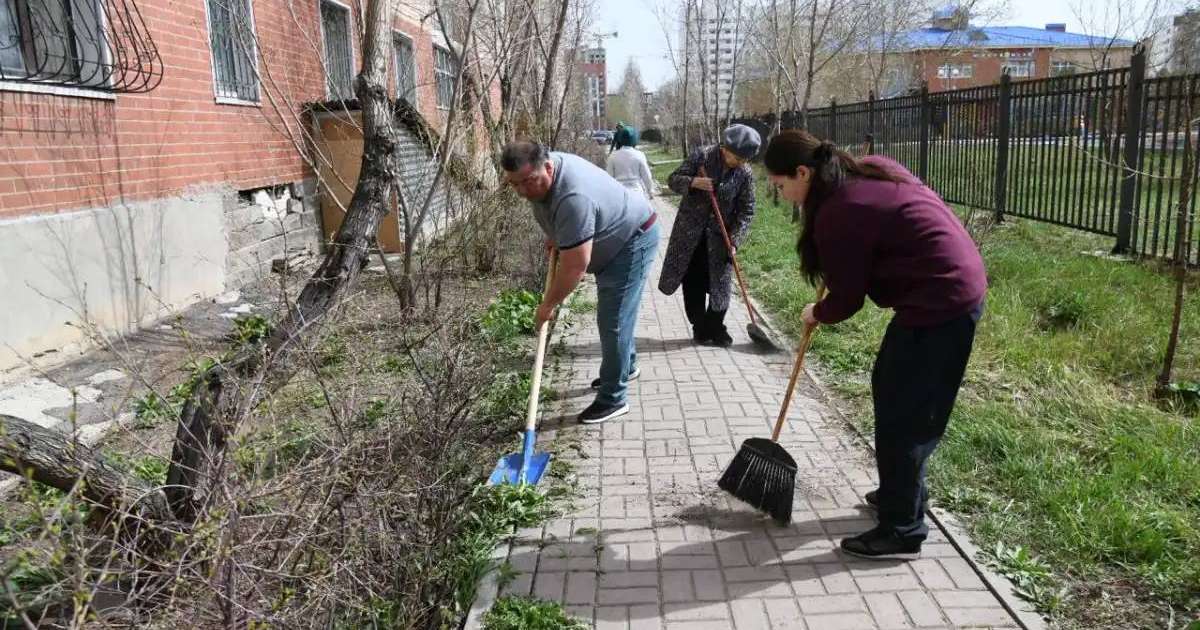 Астана тұрғындары «Таза Қазақстан» акциясына қолдау білдірді