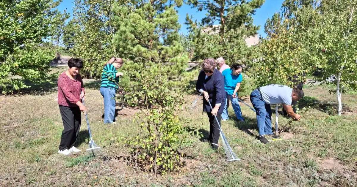«АЛЖИР» мемориалды музей кешенінің ұжымы  тазалық жұмыстарын жүргізді