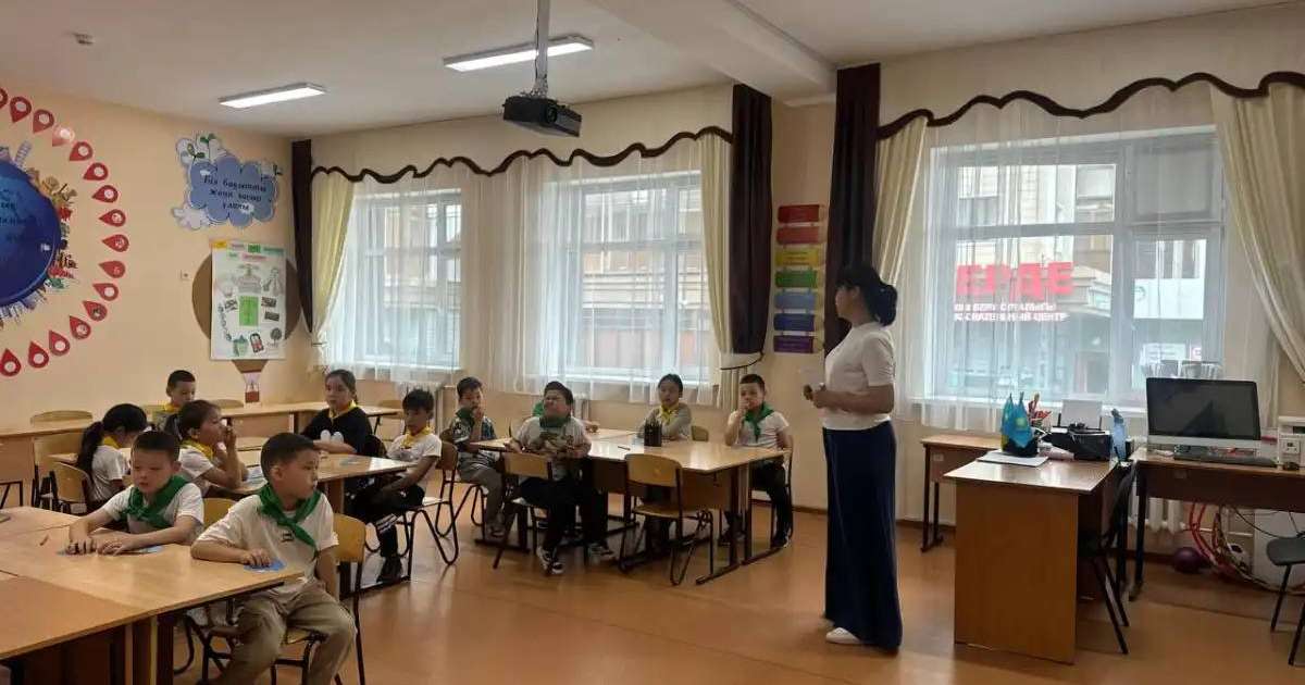 Елордалық мектепте суды үнемдеу эстафетасы өтті