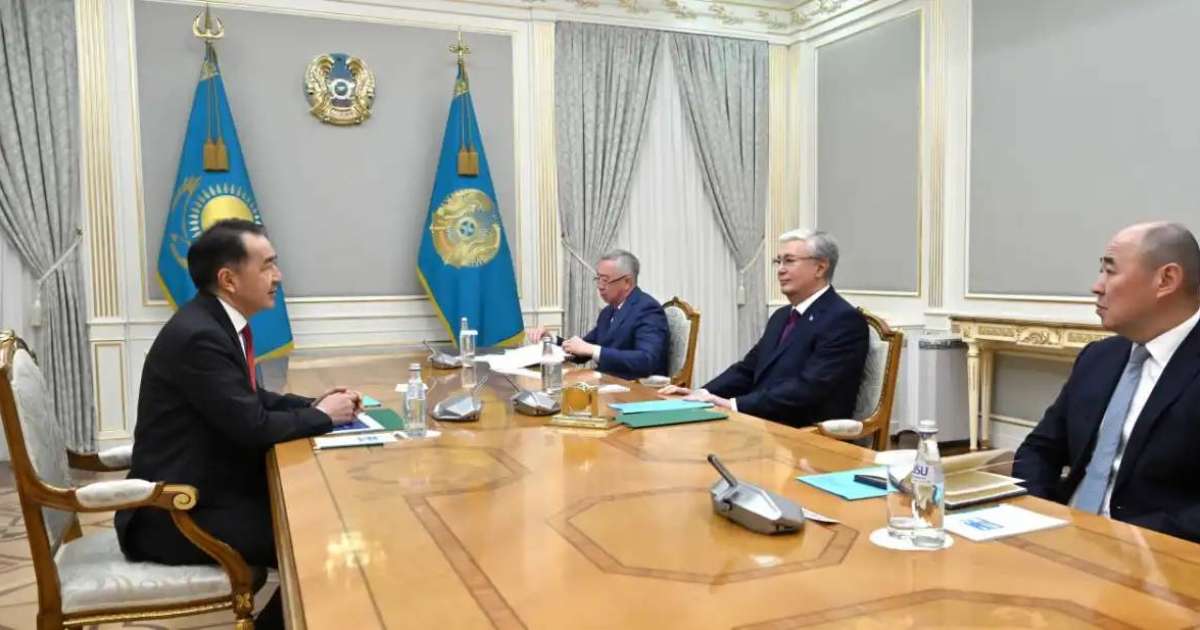 Мемлекет басшысы Бақытжан Сағынтаевты қабылдады