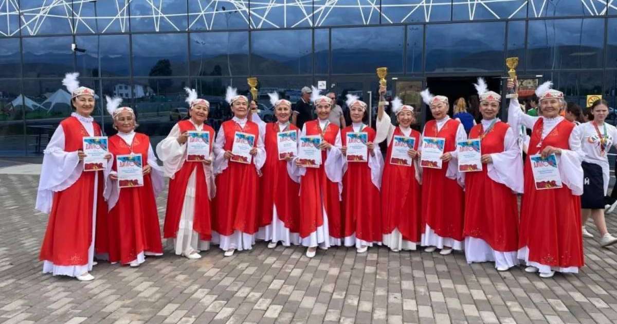 Астаналық биші әжелер тобы Қырғызстанда топ жарды