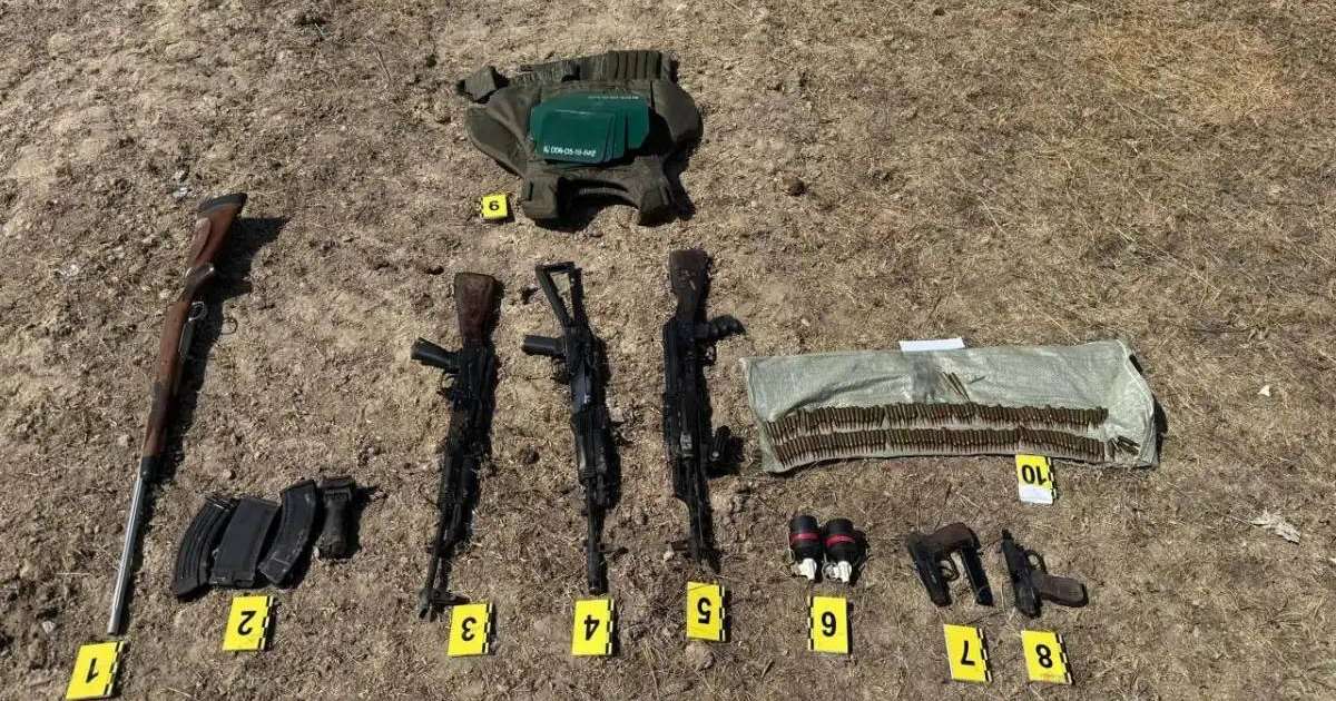 Алматы және бірнеше облыста заңсыз қару-жарақ пен оқ-дәрі тәркіленді