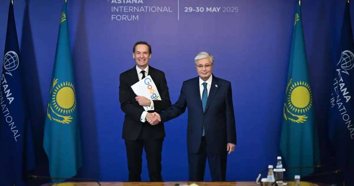 Тоқаев Google компаниясының Орталық және Шығыс Еуропа бойынша вице-президентімен кездесті