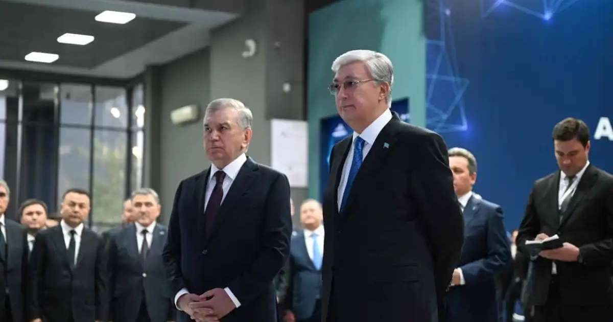 Қазақстан мен Өзбекстан президенттері AlmatyFairai көрмесіне барды