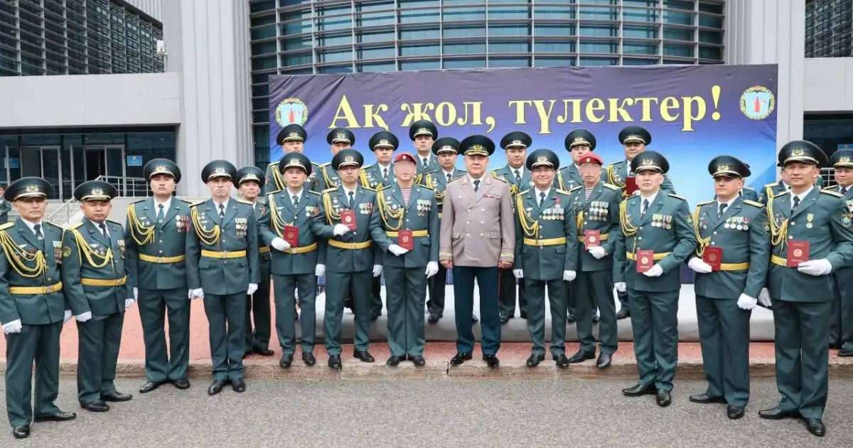 Ұлттық ұланның 19 офицері магистр атанды