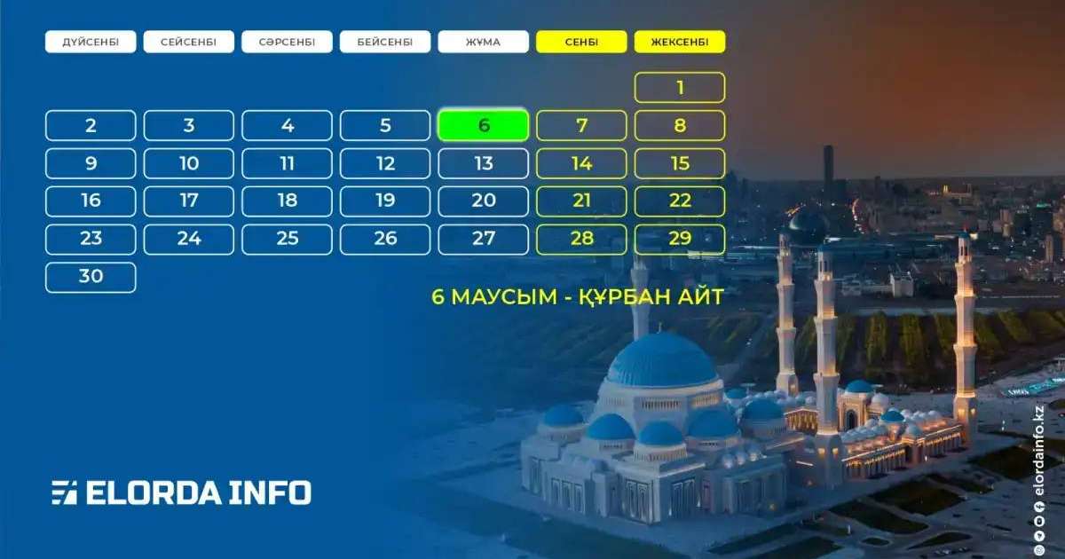 Құрбан айт мейрамы: Халыққа қызмет көрсету орталықтары қалай жұмыс істейді