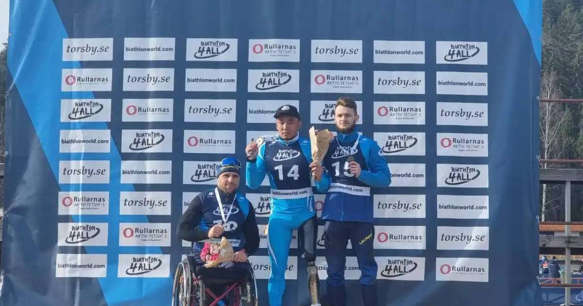 Ербол Хамитов пара биатлоннан әлем кубогы кезеңінде жеңімпаз атанды