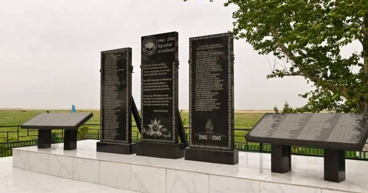 Ақмола облысында қазақстандық жауынгерлерге арналған ескерткіш мемориал ашылды