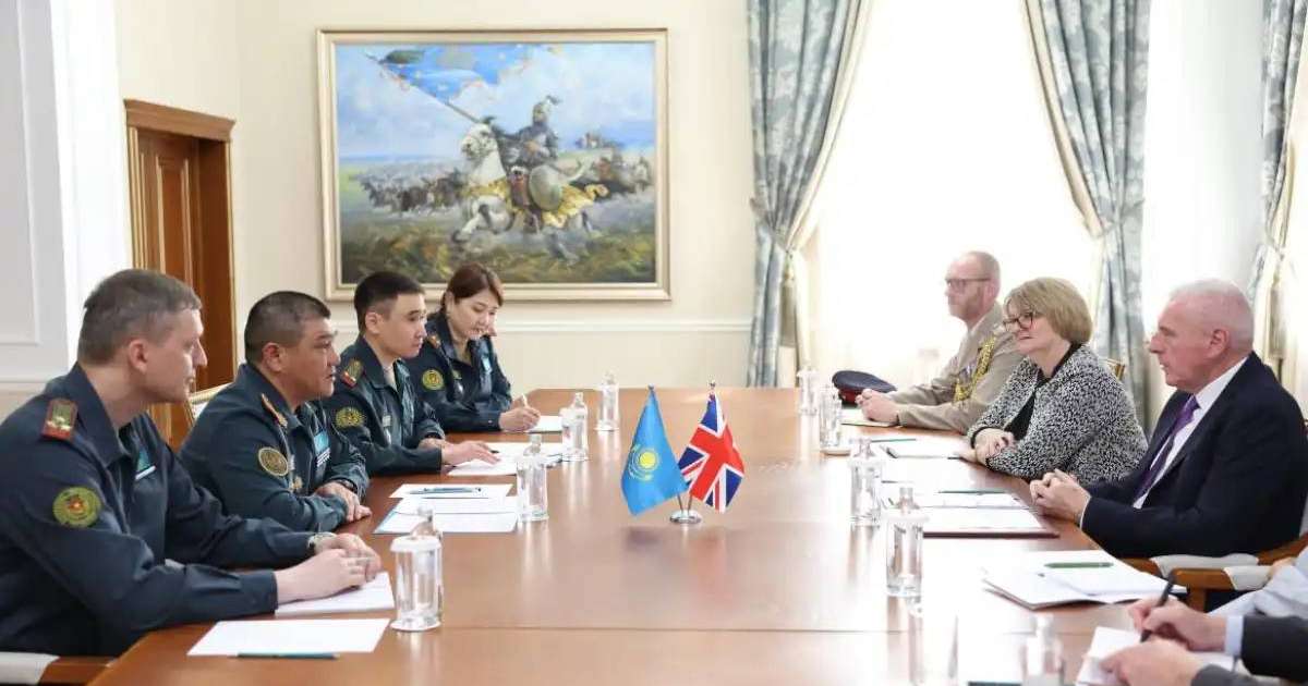 Қазақстан мен Ұлыбритания әскери ынтымақтастық мәселесін талқылады