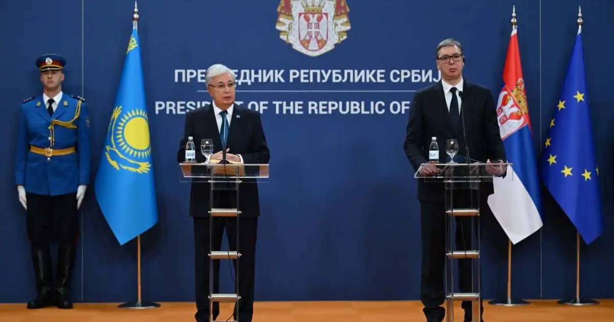 Қасым-Жомарт Тоқаев пен Александр Вучич БАҚ өкілдері үшін брифинг өткізді