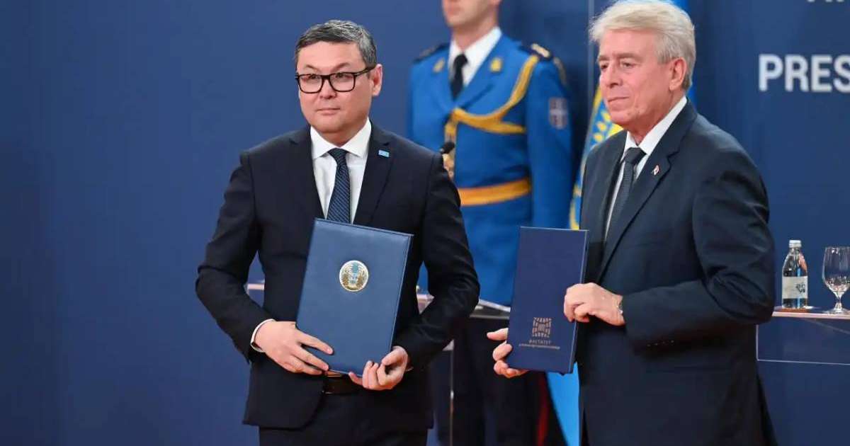 Президенттің Сербияға ресми сапары аясында бірқатар құжатқа қол қойылды