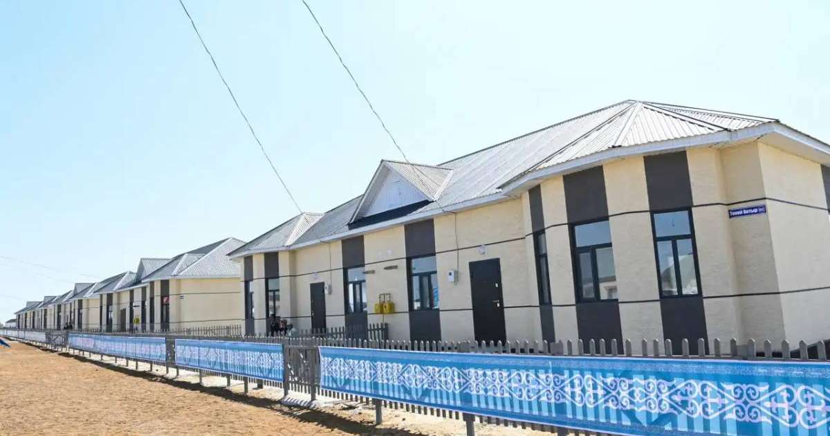 Қызылорда облысында әлеуметтік осал топтағы 50 отбасы баспаналы болды