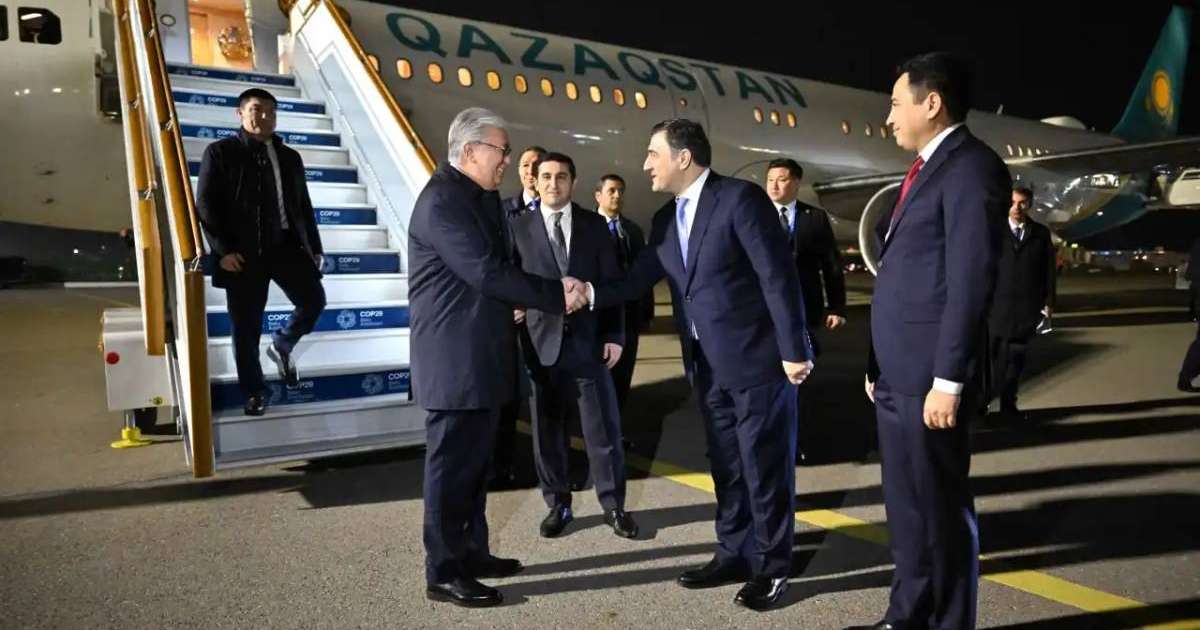 Қасым-Жомарт Тоқаев жұмыс сапарымен Бакуге барды
