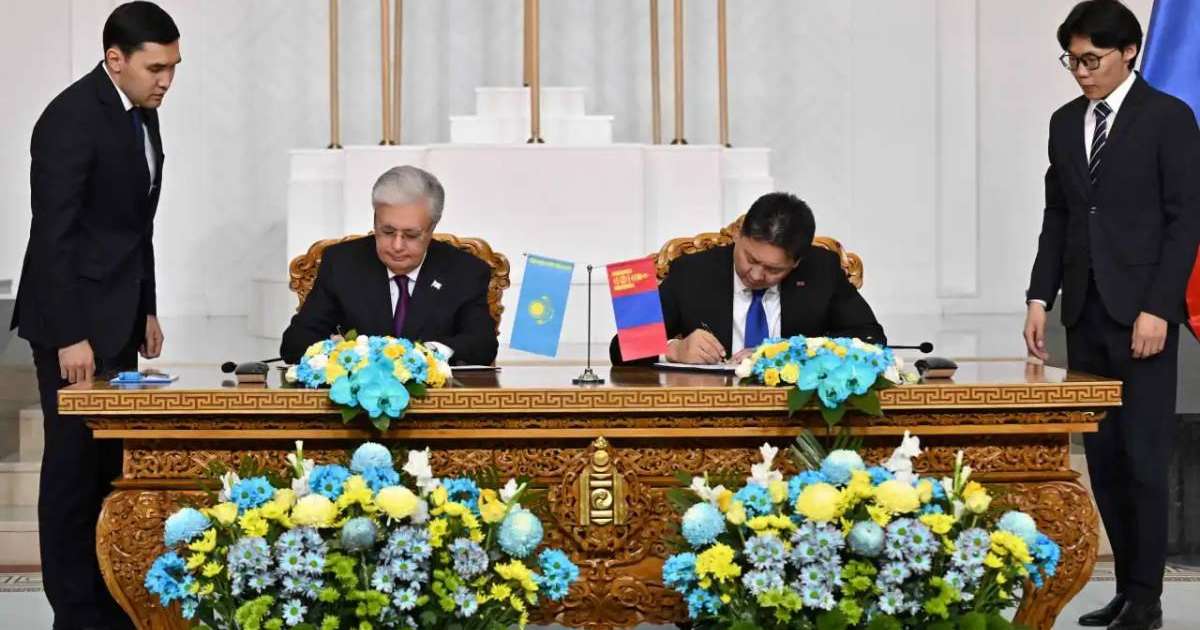 Қазақстан мен Моңғолия президенттері қандай құжаттарға қол қойды