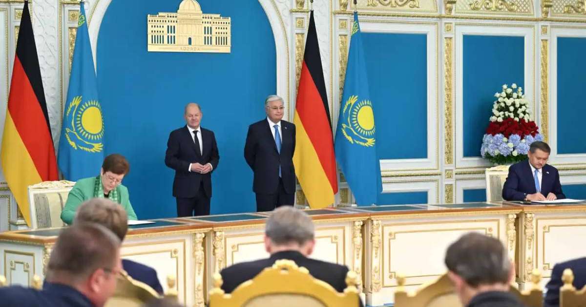 Қазақстан мен Германия арасында бірлескен декларация қабылданды