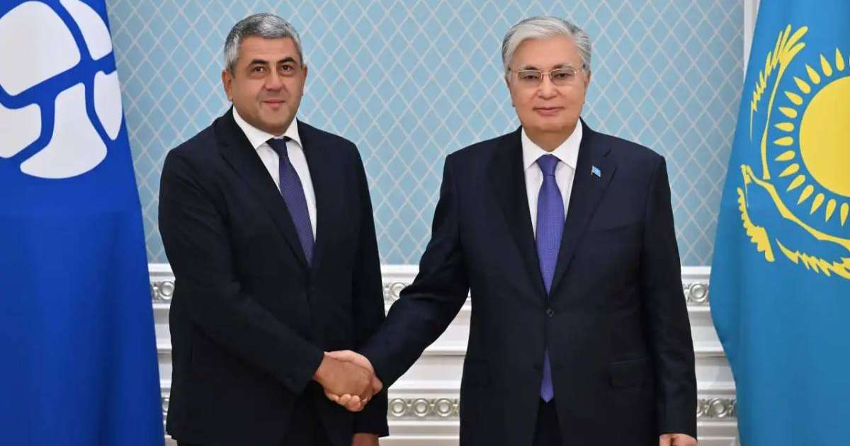 Президент БҰҰ Дүниежүзілік туристік ұйымының Бас хатшысы Зураб Пололикашвилиді қабылдады