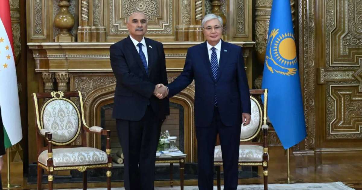 Тоқаев Тәжікстанның Маджлиси намояндагон Маджлиси Оли төрағасымен кездесті