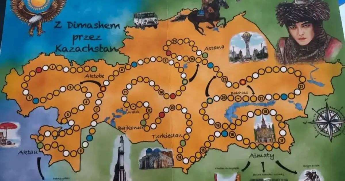 Димаштың Польшадағы жанкүйерлері Қазақстан туралы үстел ойынын құрастырды