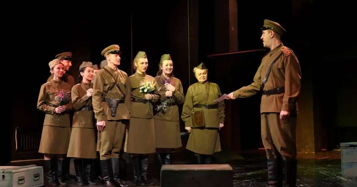 Астанада әскери қызметшілер спектакль қойды