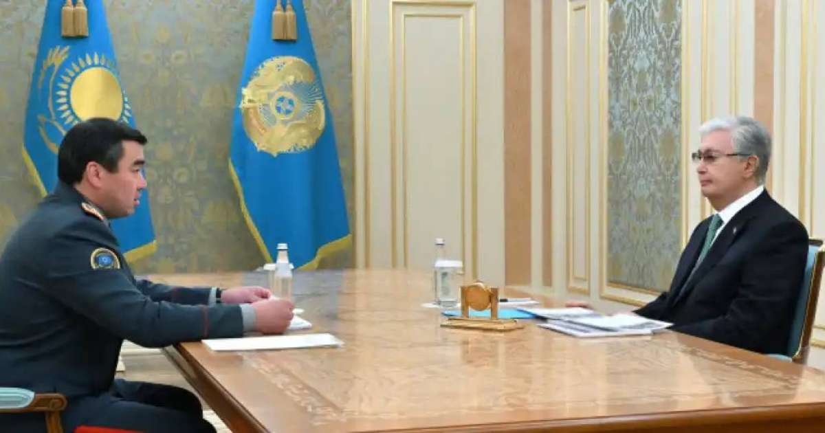 Министр Шыңғыс Әрінов Президентке су тасқыны бойынша жағдайды баяндады