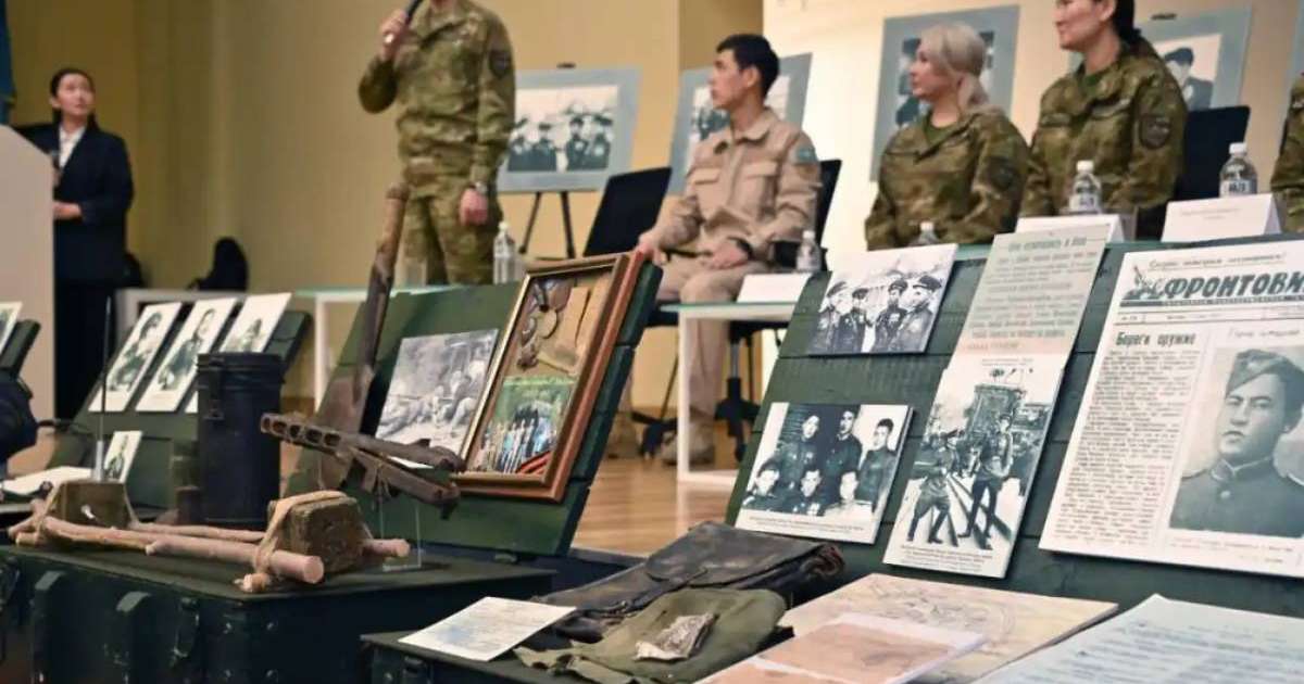 Ұлы Жеңіске – 80 жыл: Астаналық оқушылар әскери музейдің көрмесімен танысты