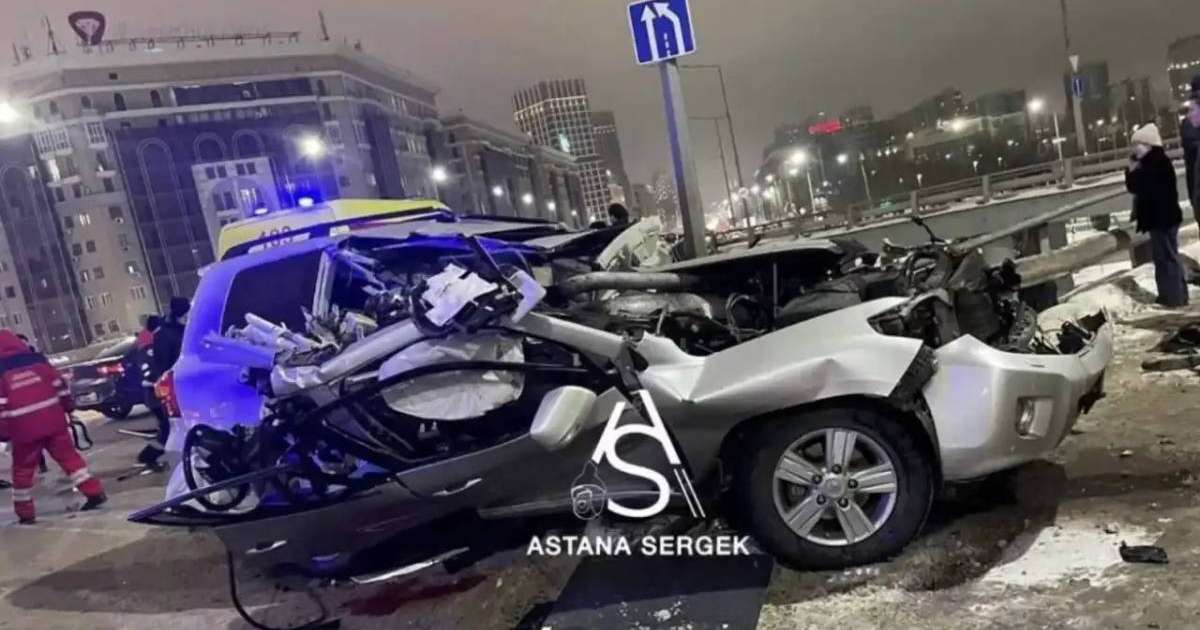 Елордада жол апатынан бір адам қаза тапты