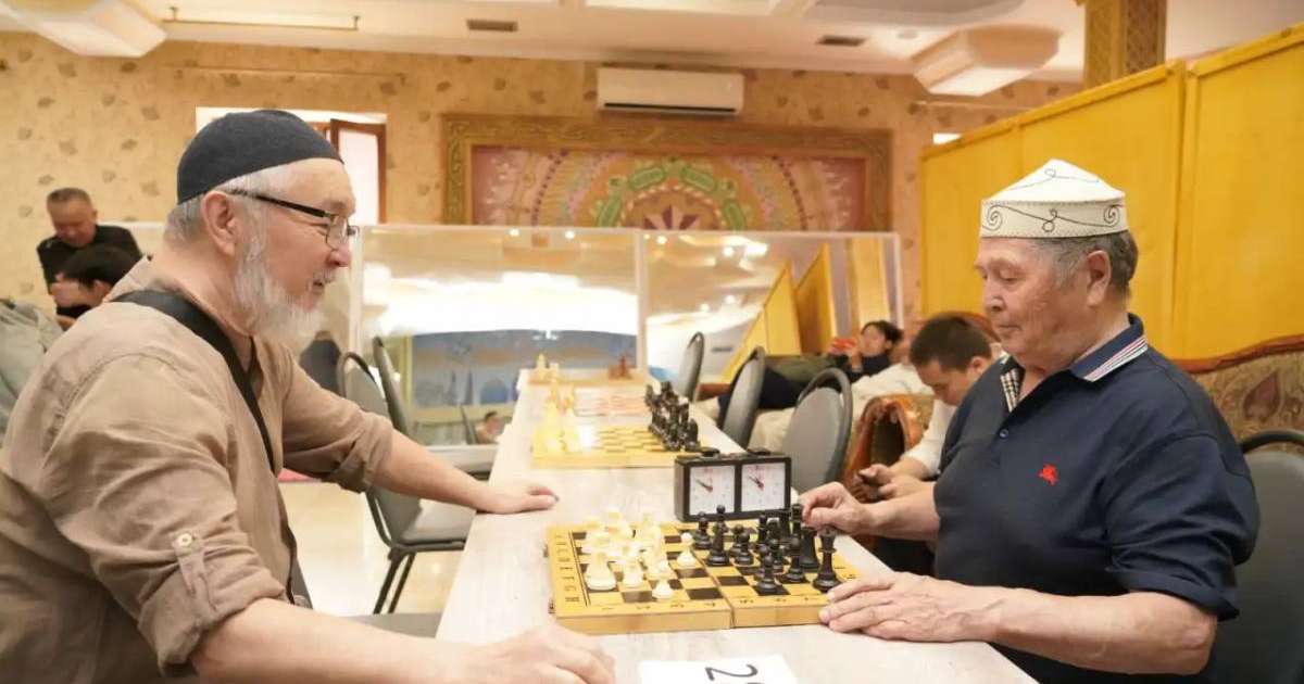 Елордалық зейнеткерлер арасында шахмат турнирі өтті