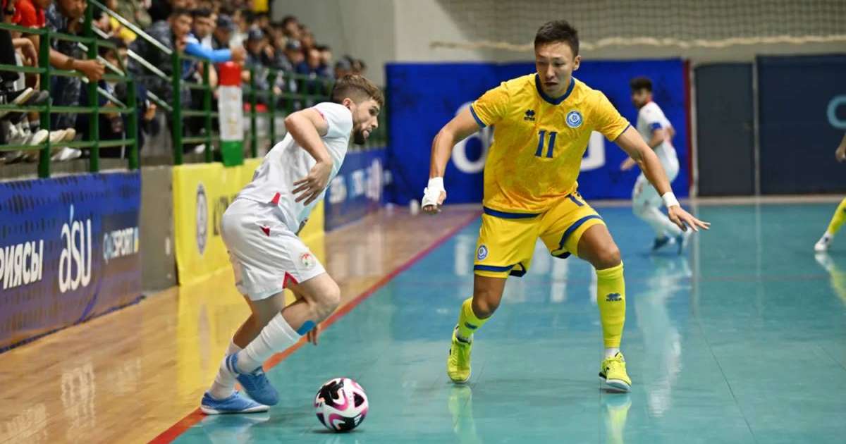 Футзалдан Қазақстан құрамасы Тәжікстанды жеңді