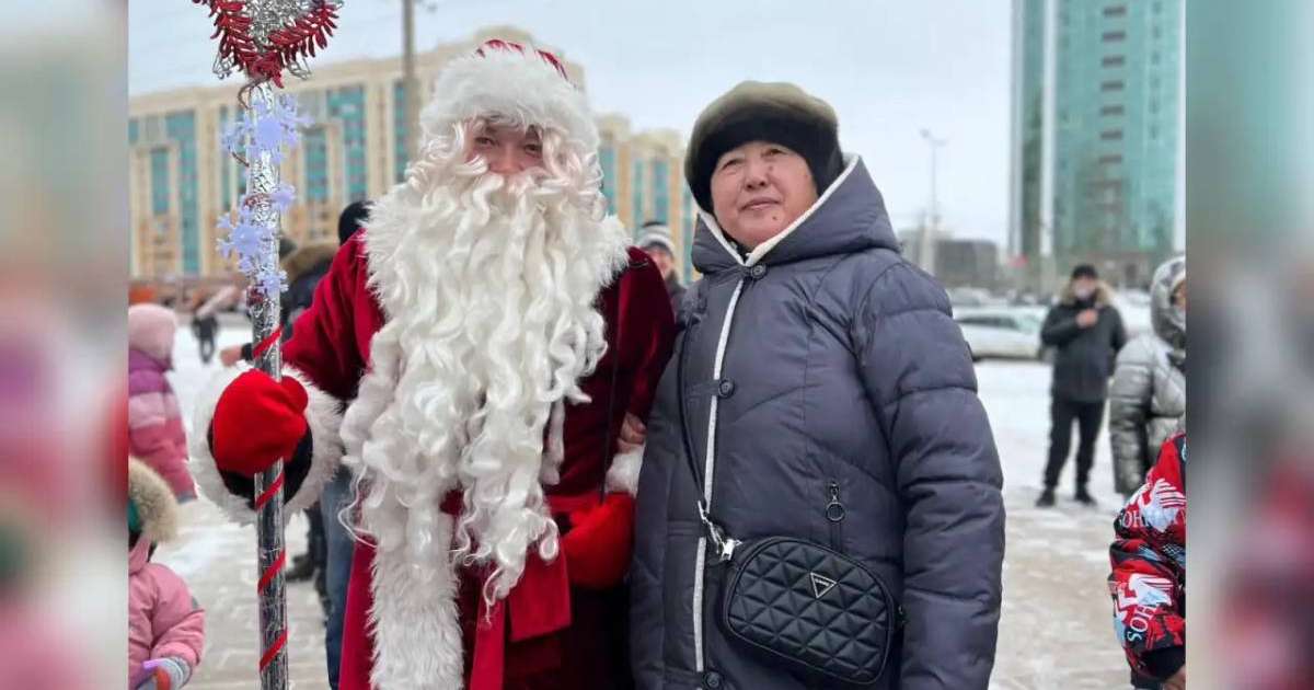 Елорданың «Нұра» ауданында жаңа жылға арналған мерекелік шара өтті