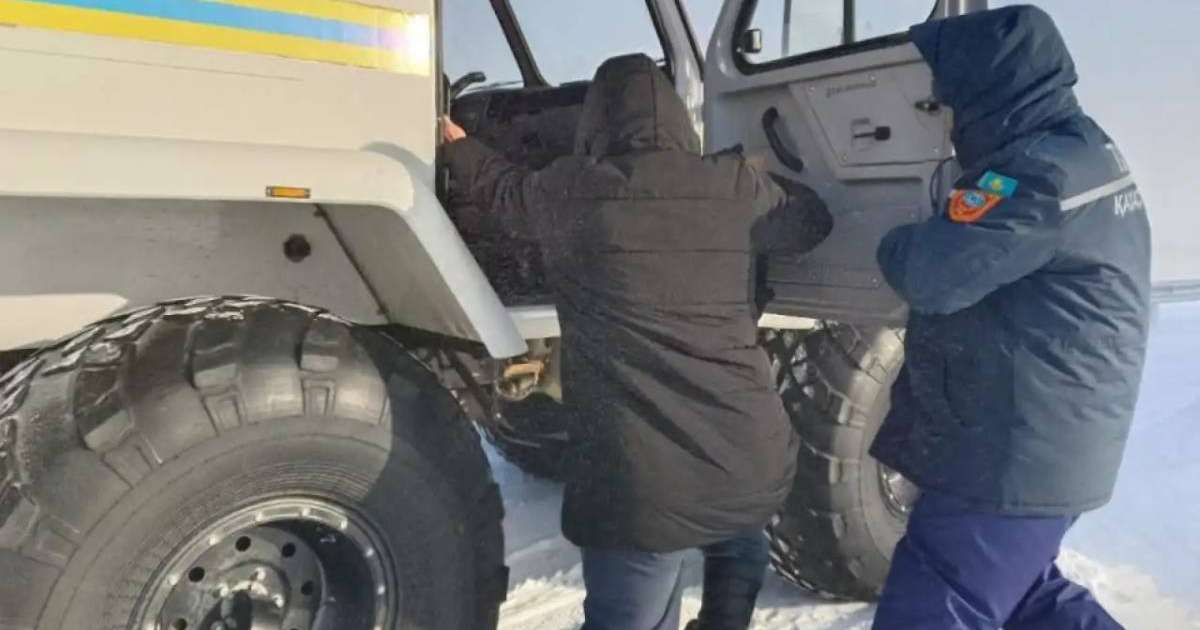 Ақмола облысында ТЖМ қызметкерлері 7 адамды эвакуациялады