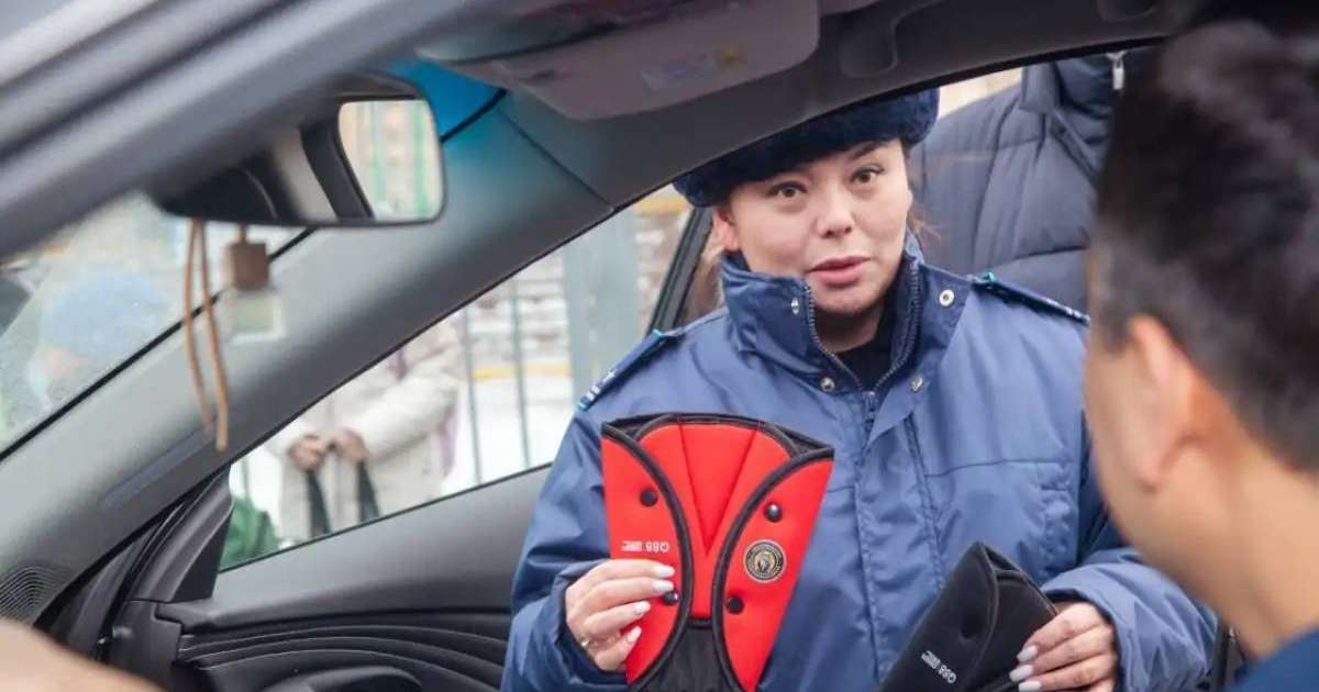 Балалардың жолдағы қауіпсіздігі: Полицейлер ережелерді сақтаудың маңыздылығын түсіндірді