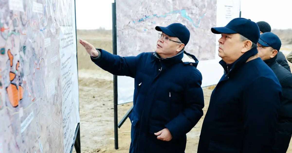 Қанат Бозымбаев Атырауда су тасқынына дайындықты тексерді