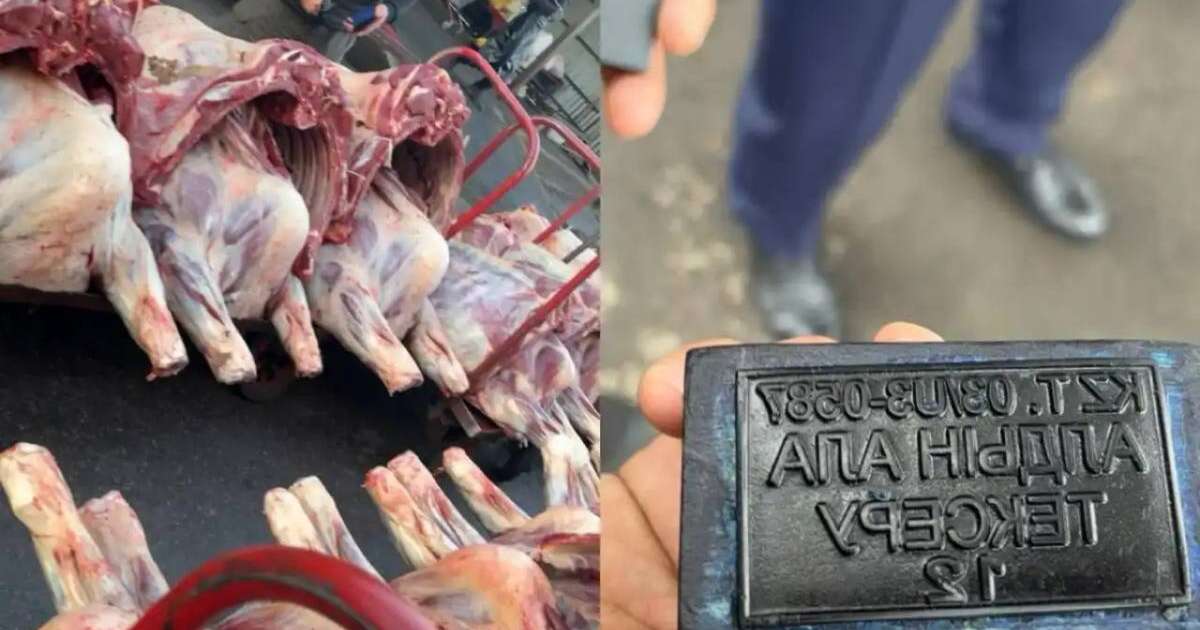 Елорда базарында жалған ветеринарлық мөр басылған ет сатылған