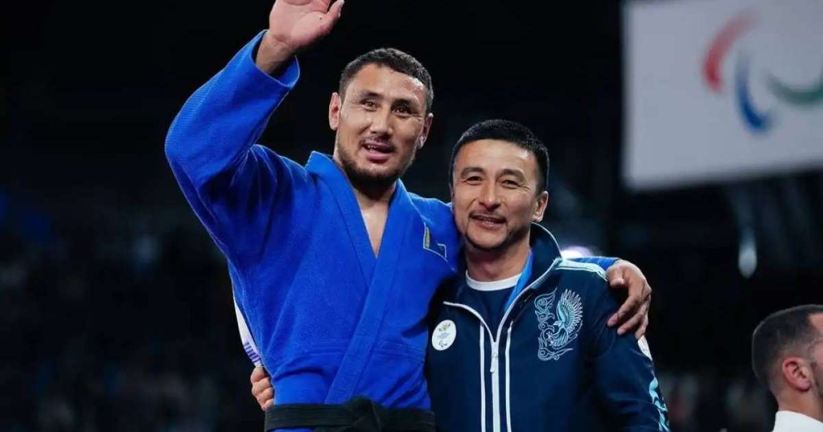 Жеңіс Қасымбек  пара дзюдошы Ерғали Шамейді жеңісімен құттықтады