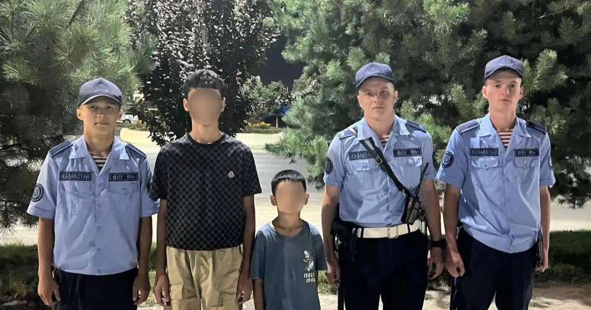 Ұлттық ұлан жауынгерлері жоғалған 3 баланы ата-анасына қайтарды