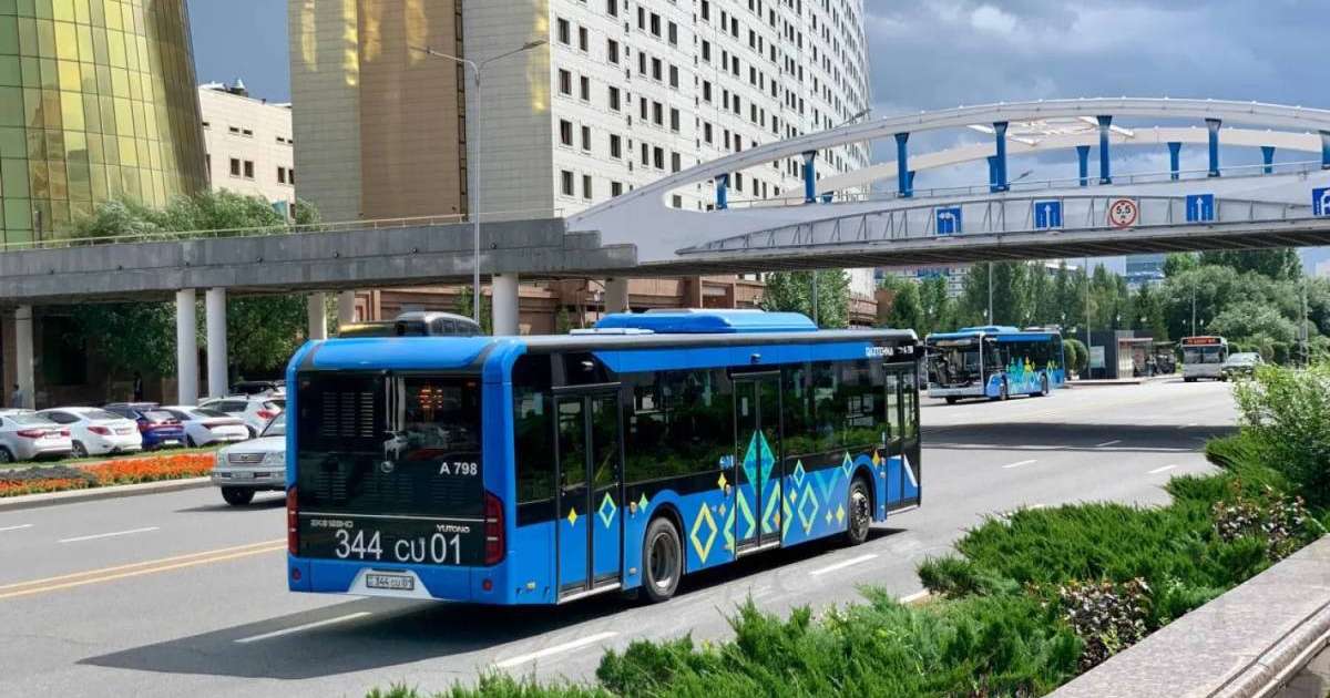 Елордада 8 автобустың қозғалыс бағыты өзгерді