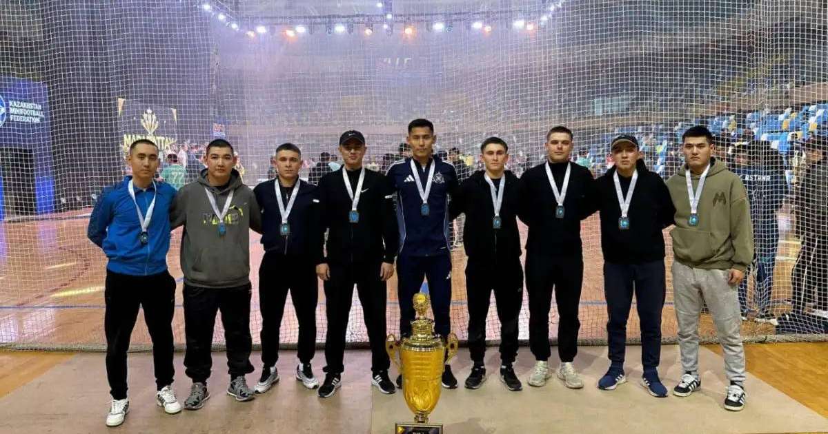 Футболдан Астанада өткен турнирде ұландық жауынгерлер екінші орын алды