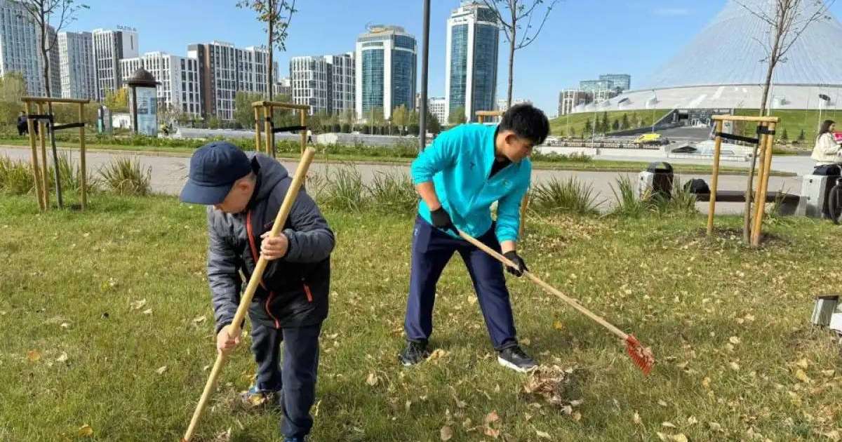 Астанада ауқымды жалпы қалалық сенбілік өтіп жатыр