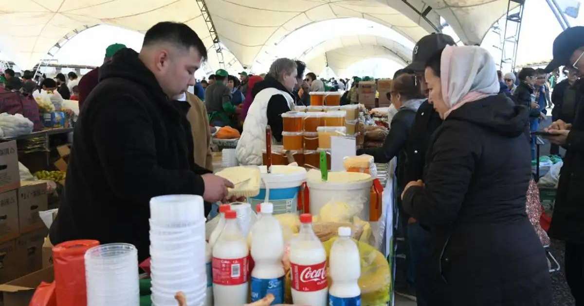 Елордадағы жәрмеңкеде екі облыстың шаруалары 700 тоннадан астам өнім ұсынады