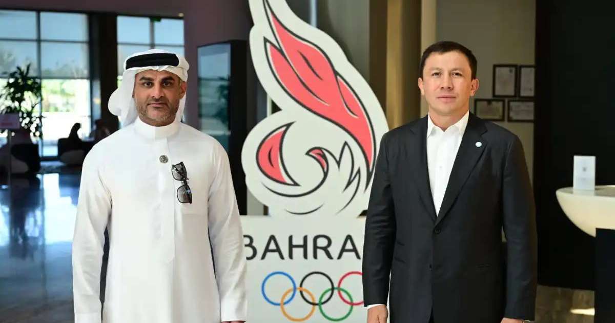 Геннадий Головкин Бахрейн бокс федерациясының президентімен кездесті