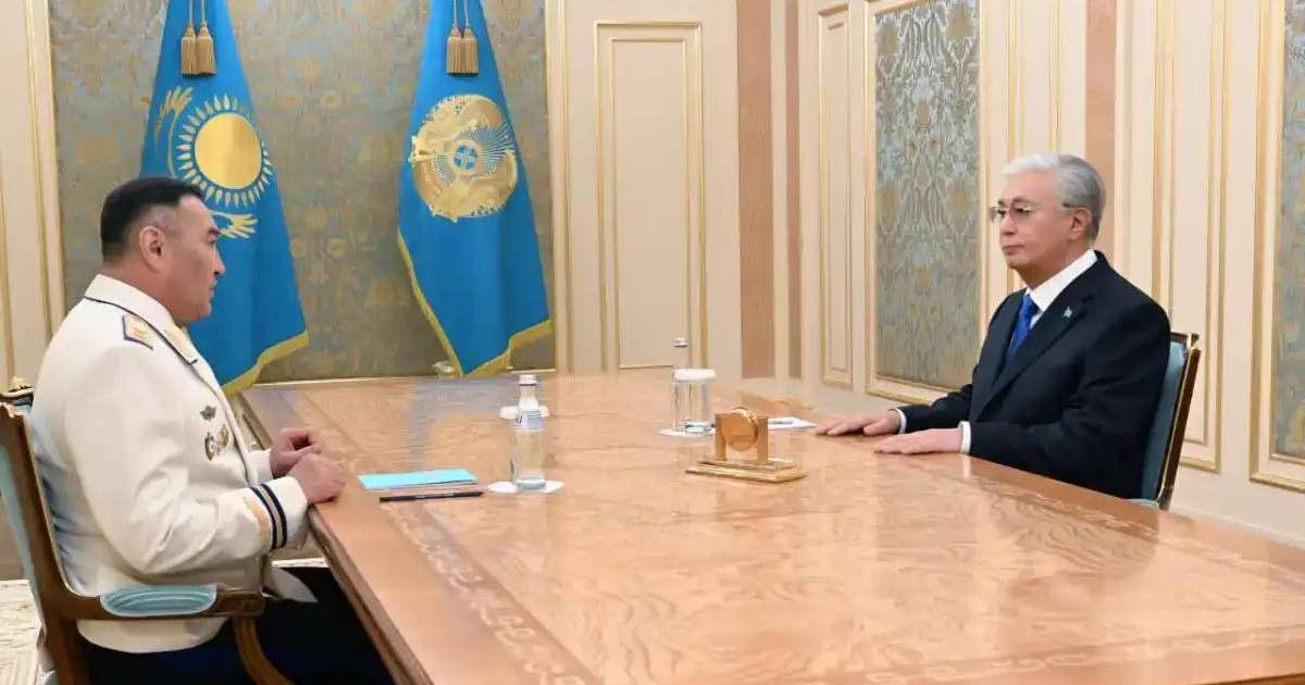 Мемлекет басшысы Ұлттық қауіпсіздік комитетінің төрағасы Ермек Сағымбаевты қабылдады