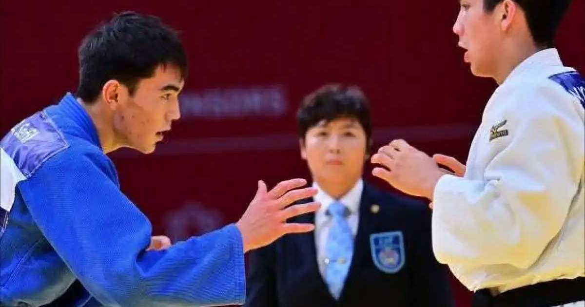 Елордалық дзюдошы Азиаданың күміс жүлдегері атанды